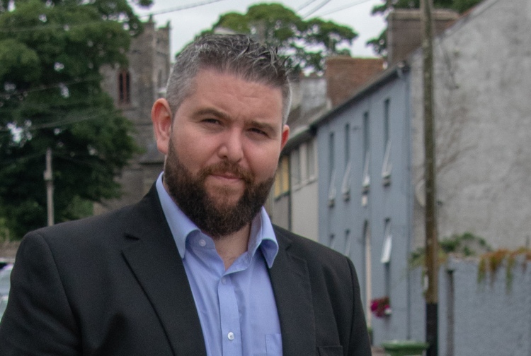 Sinn Féin local election candidate Conor D. McGuinness .