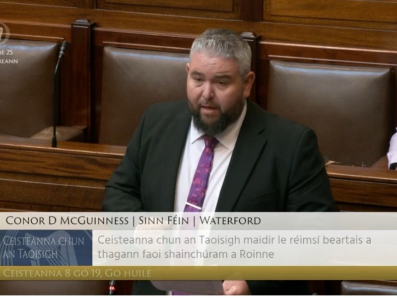 McGuinness challenges Taoiseach in Dáil over Special Education Failures in&nbsp;Waterford