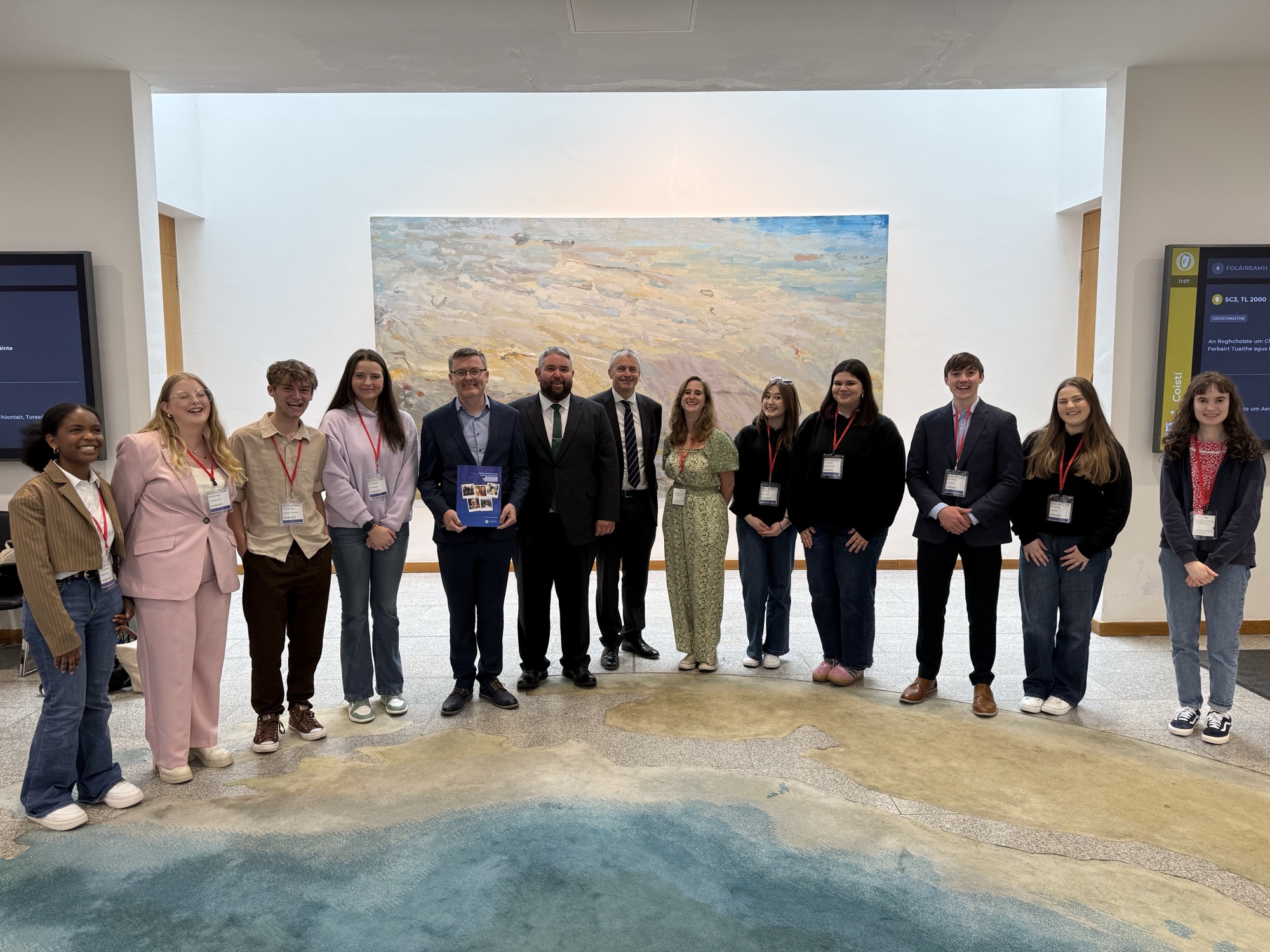 Young Waterford activists bring their voice to Leinster House