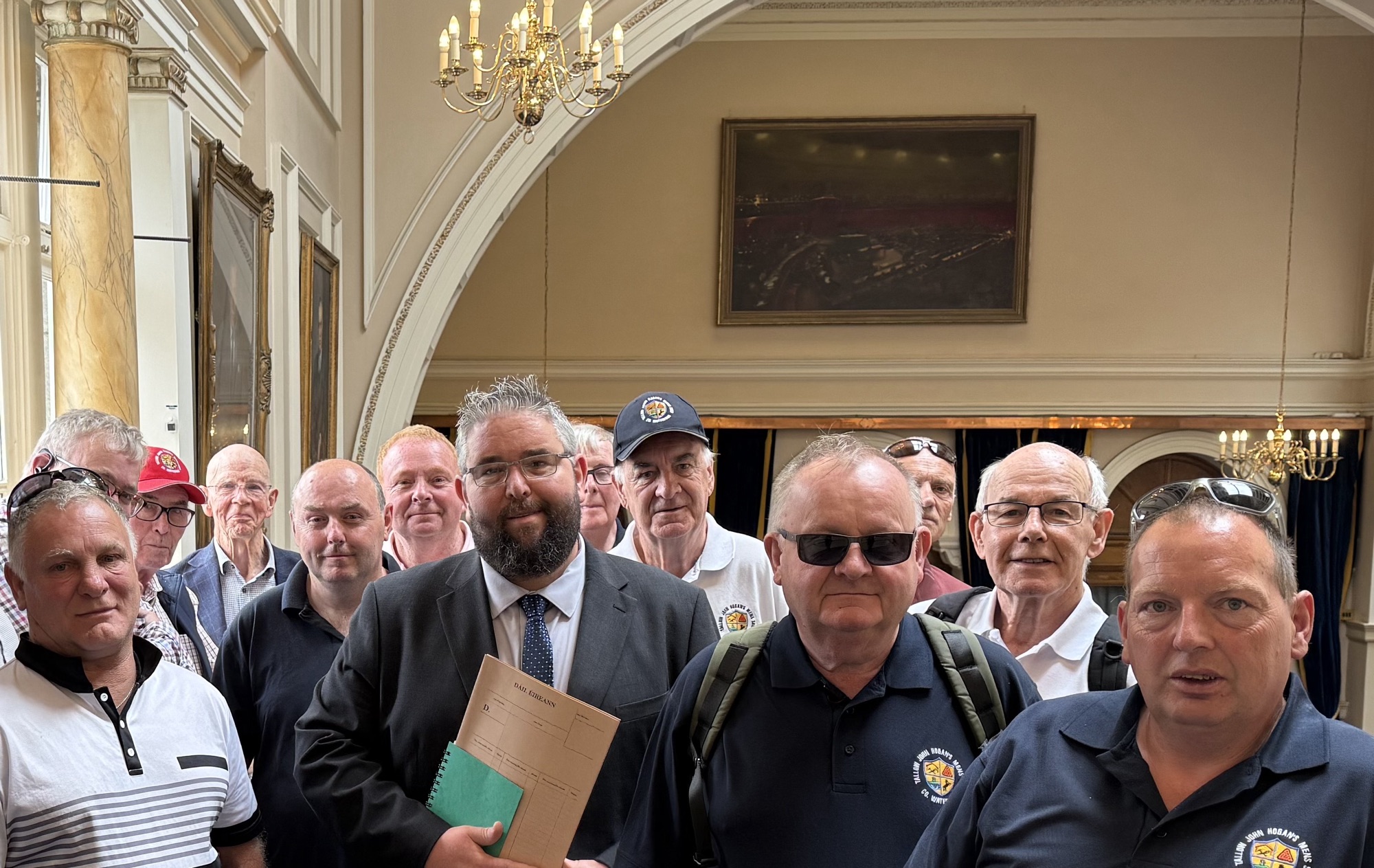 McGuinness welcomes Tallow Men’s Shed on official visit to Leinster House